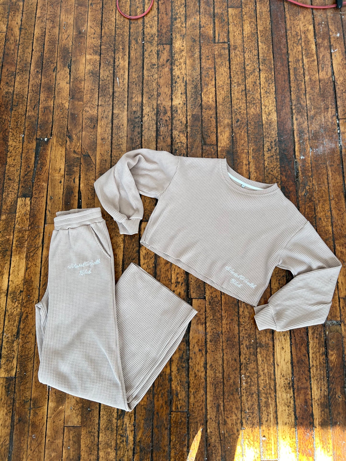 MHClub Waffle Crop in Cashmere