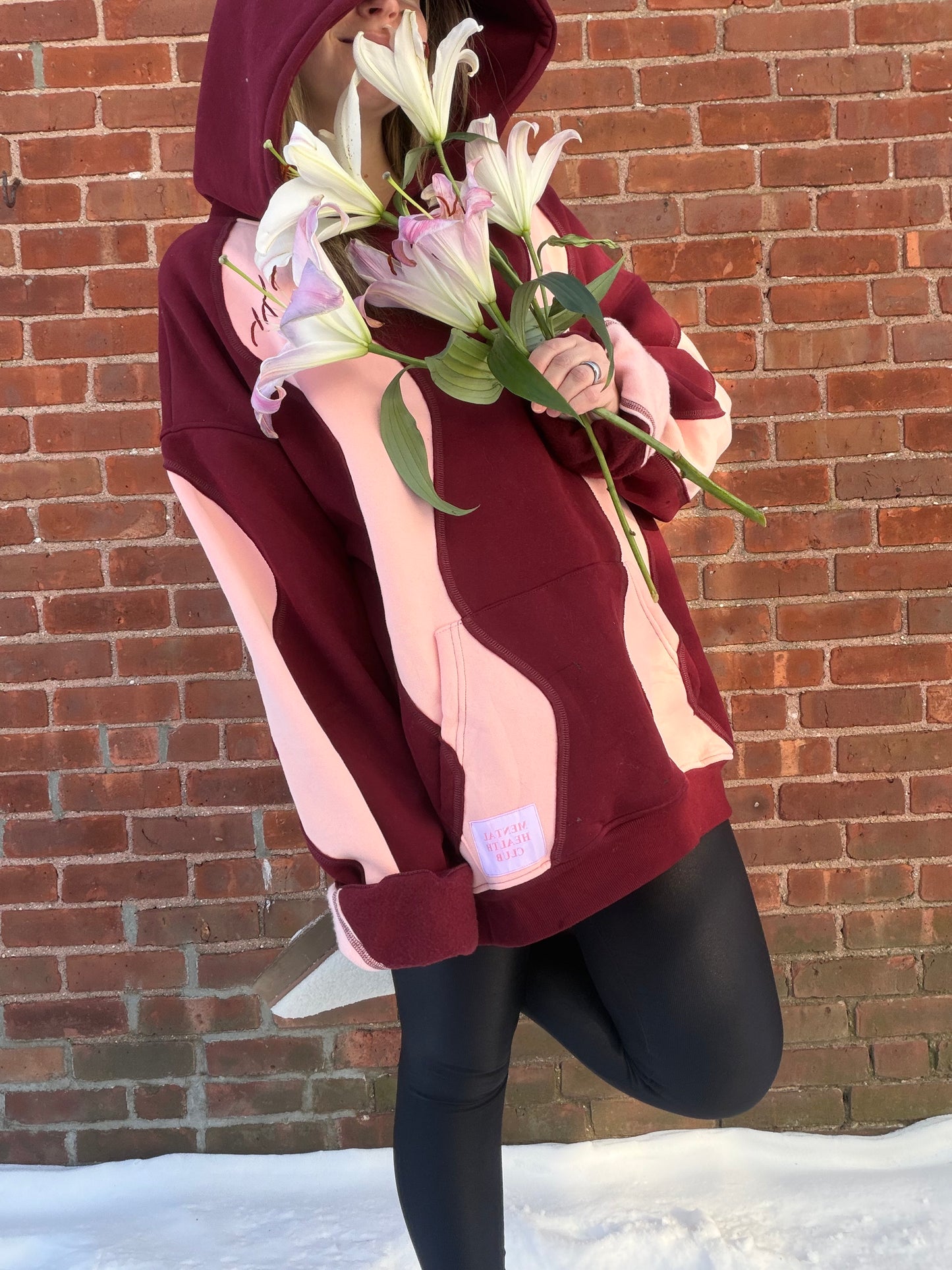 MentalHealthClub Essential Hoodie in "Valentine's Day"