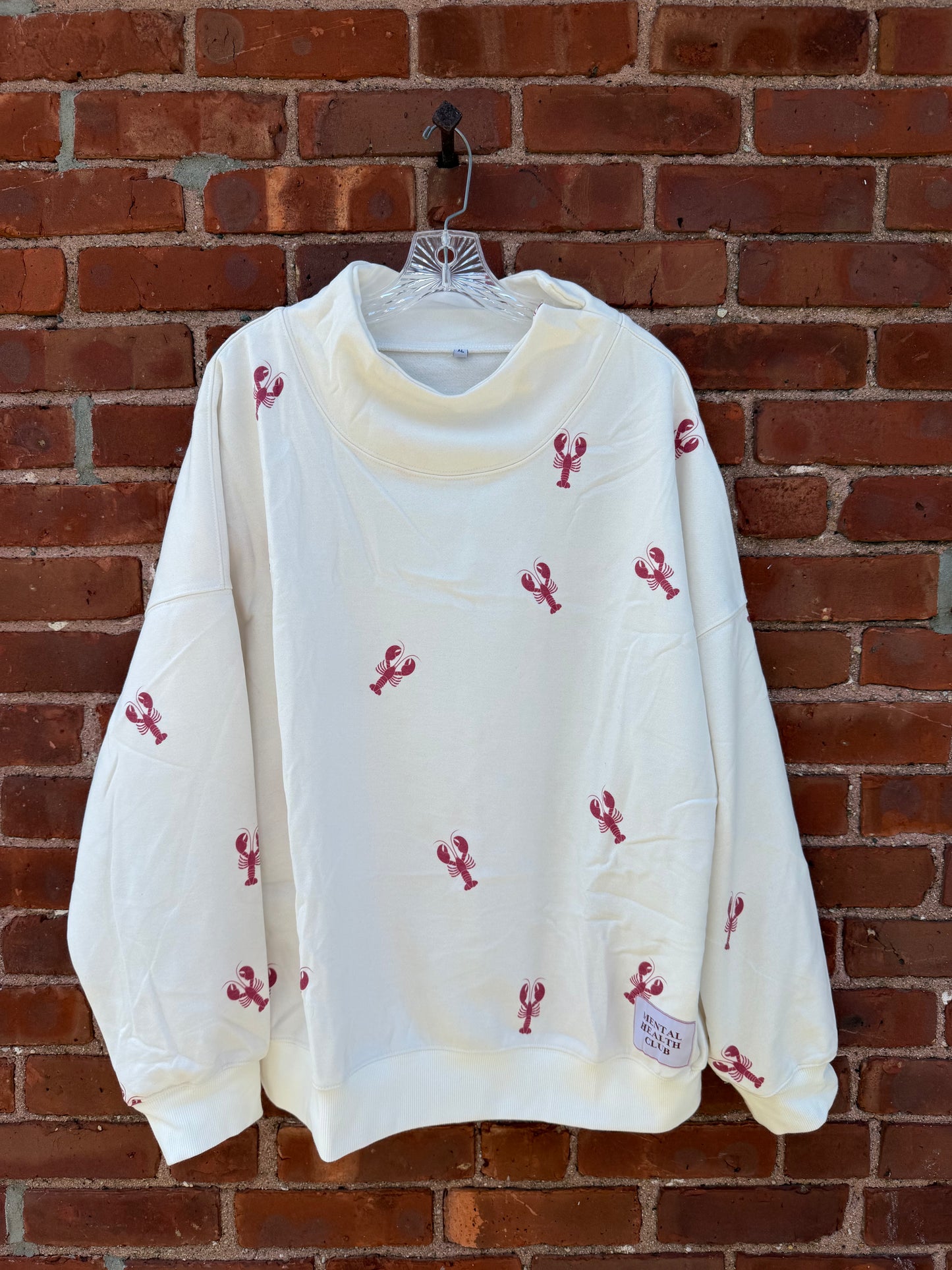 MentalHealthClub Essential Mock-Neck in Lobstahs