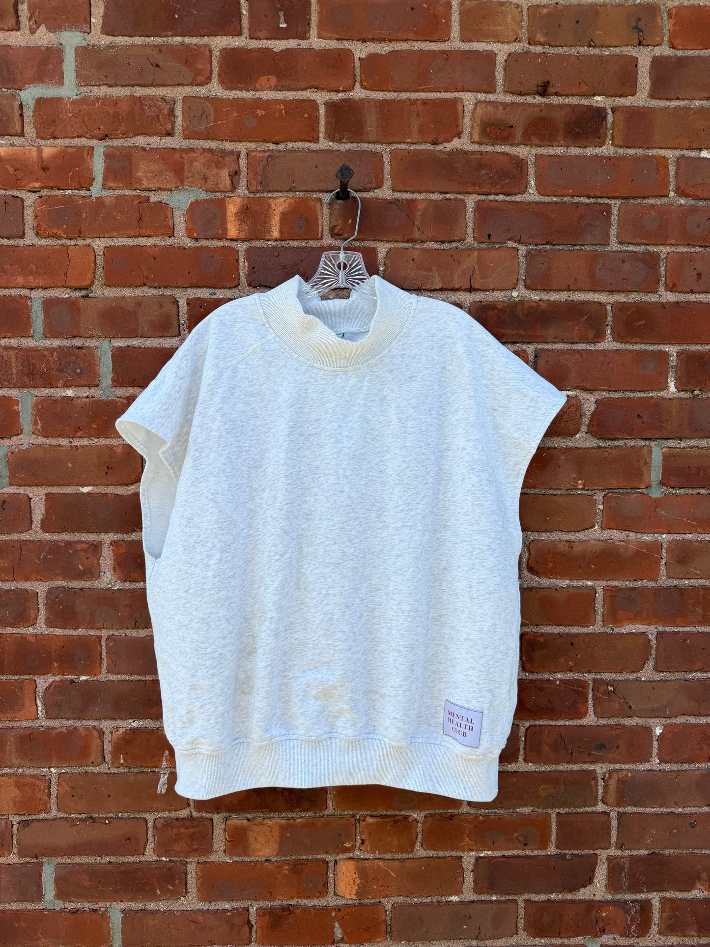 MentalHealthClub Essential Sleeveless Throwback in Comfort Grey